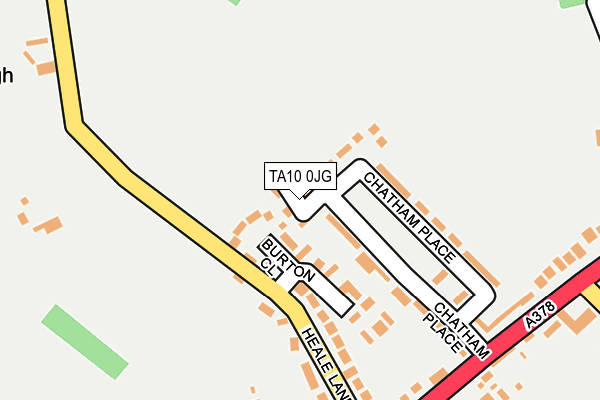TA10 0JG map - OS OpenMap – Local (Ordnance Survey)