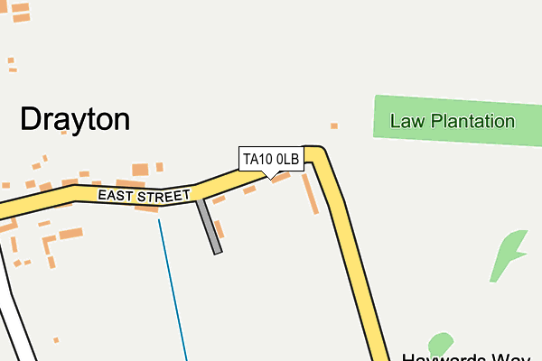 TA10 0LB map - OS OpenMap – Local (Ordnance Survey)