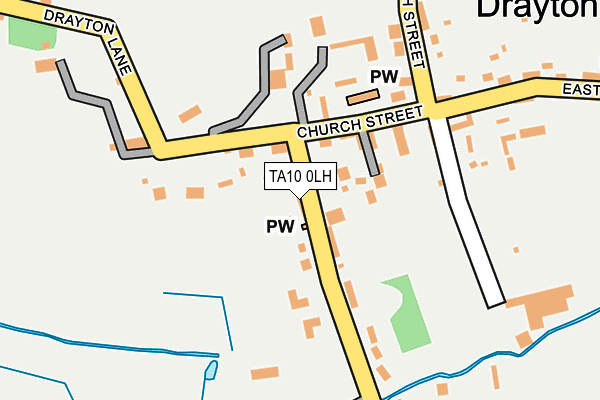 TA10 0LH map - OS OpenMap – Local (Ordnance Survey)