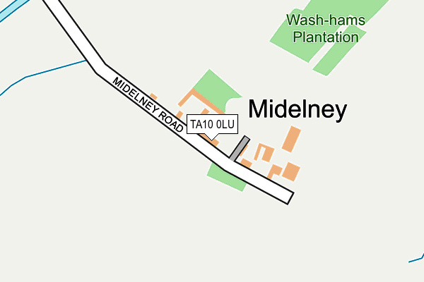 TA10 0LU map - OS OpenMap – Local (Ordnance Survey)