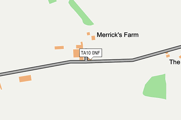 TA10 0NF map - OS OpenMap – Local (Ordnance Survey)