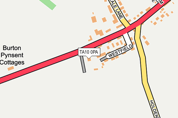 TA10 0PA map - OS OpenMap – Local (Ordnance Survey)