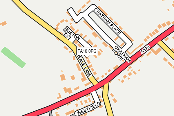 TA10 0PG map - OS OpenMap – Local (Ordnance Survey)