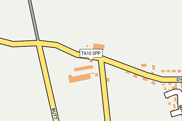 TA10 0PP map - OS OpenMap – Local (Ordnance Survey)
