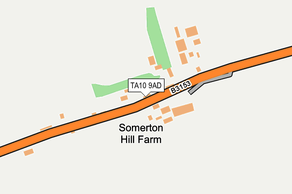 TA10 9AD map - OS OpenMap – Local (Ordnance Survey)