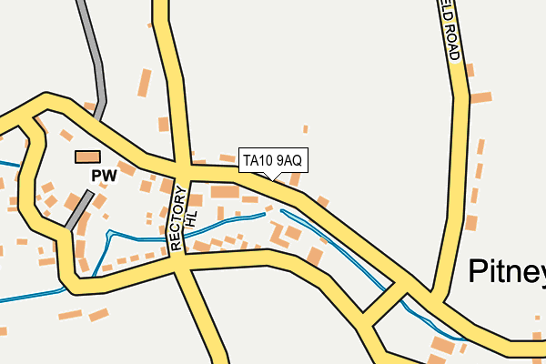 TA10 9AQ map - OS OpenMap – Local (Ordnance Survey)