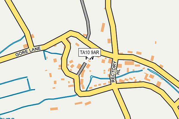 TA10 9AR map - OS OpenMap – Local (Ordnance Survey)