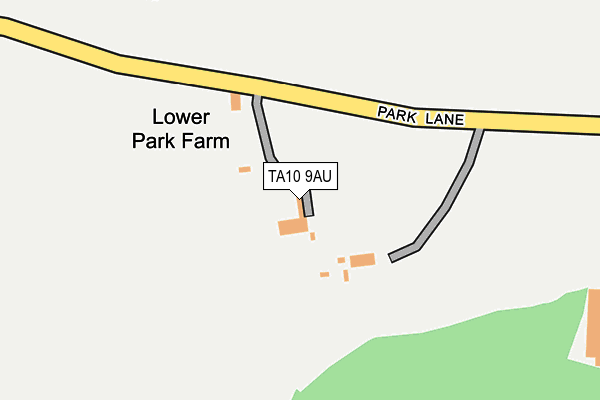 TA10 9AU map - OS OpenMap – Local (Ordnance Survey)