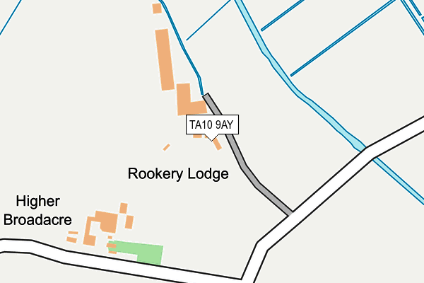 TA10 9AY map - OS OpenMap – Local (Ordnance Survey)