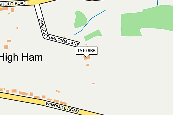 TA10 9BB map - OS OpenMap – Local (Ordnance Survey)