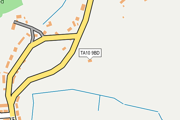 TA10 9BD map - OS OpenMap – Local (Ordnance Survey)