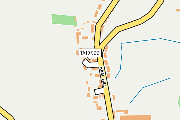 TA10 9DD map - OS OpenMap – Local (Ordnance Survey)