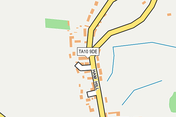 TA10 9DE map - OS OpenMap – Local (Ordnance Survey)