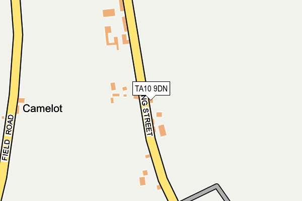 TA10 9DN map - OS OpenMap – Local (Ordnance Survey)