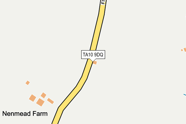 TA10 9DQ map - OS OpenMap – Local (Ordnance Survey)