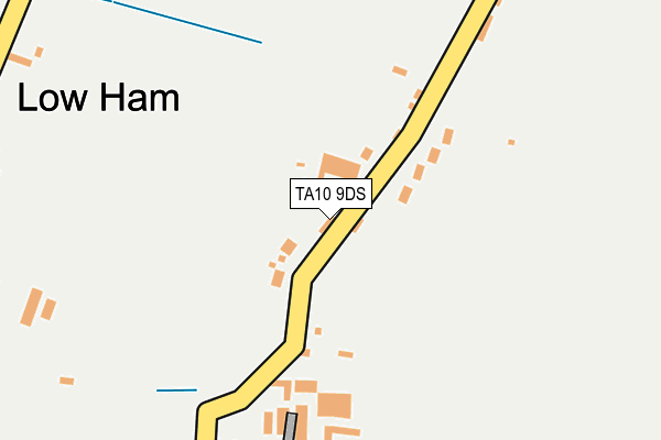 TA10 9DS map - OS OpenMap – Local (Ordnance Survey)