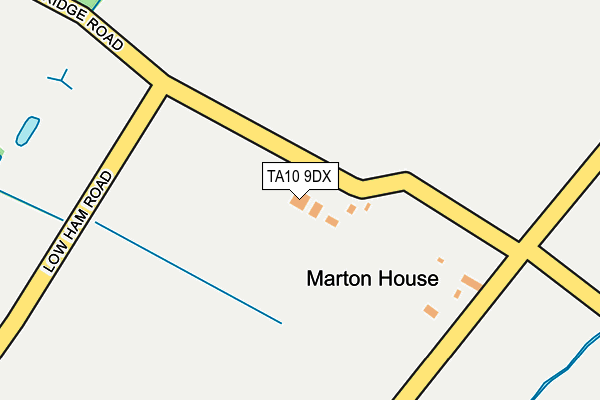TA10 9DX map - OS OpenMap – Local (Ordnance Survey)
