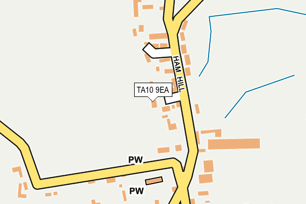 TA10 9EA map - OS OpenMap – Local (Ordnance Survey)