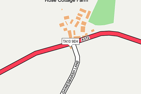 TA10 9EH map - OS OpenMap – Local (Ordnance Survey)