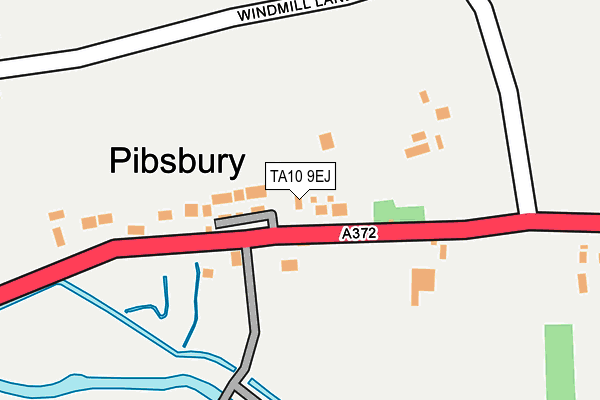 TA10 9EJ map - OS OpenMap – Local (Ordnance Survey)