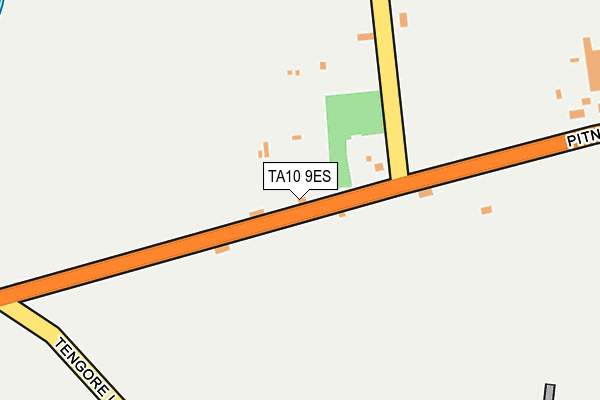 TA10 9ES map - OS OpenMap – Local (Ordnance Survey)