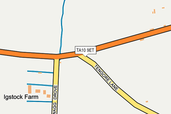 TA10 9ET map - OS OpenMap – Local (Ordnance Survey)