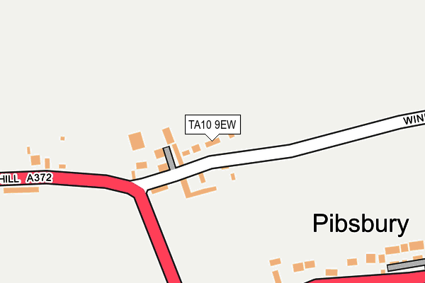 TA10 9EW map - OS OpenMap – Local (Ordnance Survey)