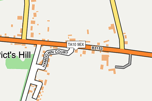 TA10 9EX map - OS OpenMap – Local (Ordnance Survey)