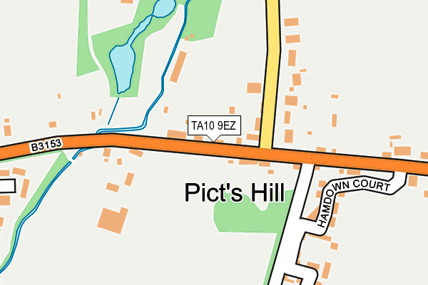 TA10 9EZ map - OS OpenMap – Local (Ordnance Survey)