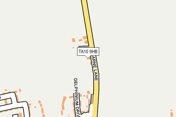 TA10 9HB map - OS OpenMap – Local (Ordnance Survey)