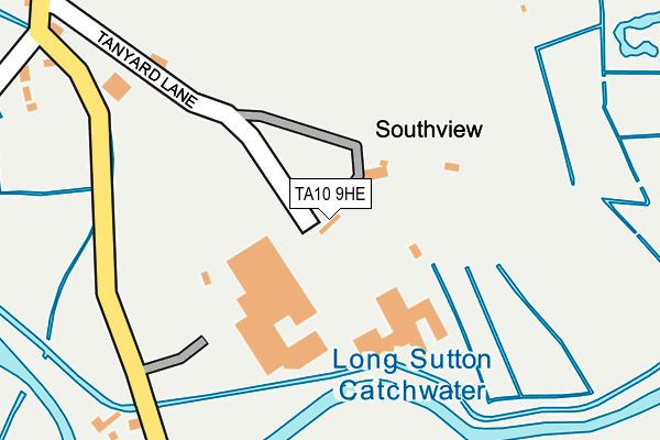 TA10 9HE map - OS OpenMap – Local (Ordnance Survey)