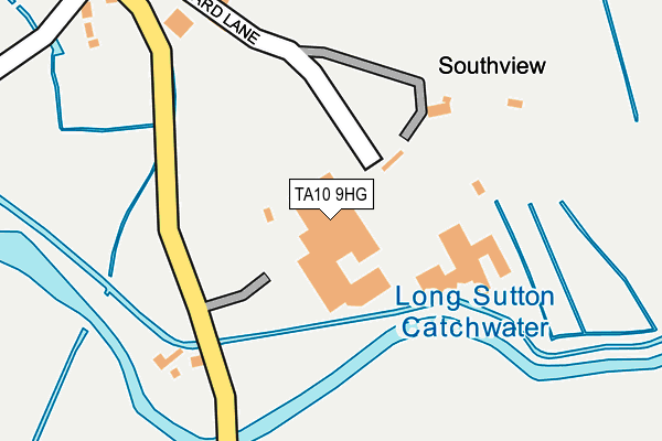 TA10 9HG map - OS OpenMap – Local (Ordnance Survey)