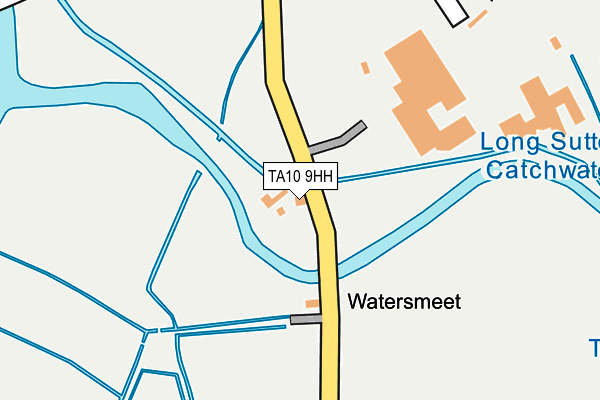 TA10 9HH map - OS OpenMap – Local (Ordnance Survey)