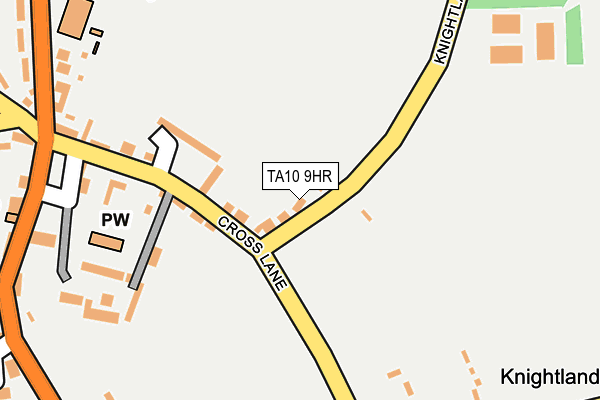 TA10 9HR map - OS OpenMap – Local (Ordnance Survey)