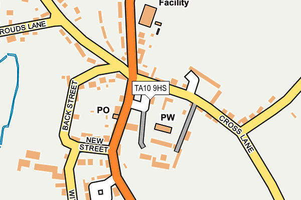 TA10 9HS map - OS OpenMap – Local (Ordnance Survey)