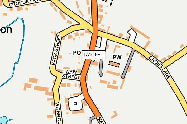 TA10 9HT map - OS OpenMap – Local (Ordnance Survey)