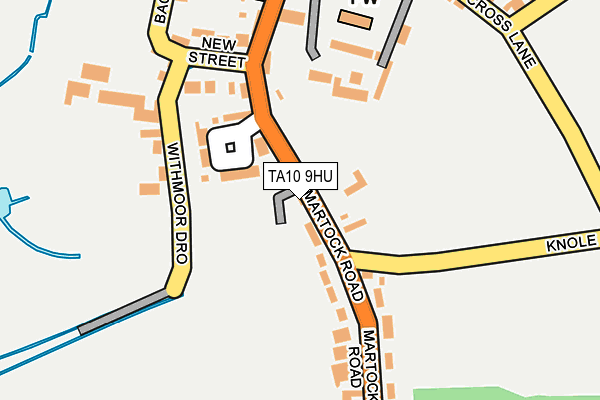TA10 9HU map - OS OpenMap – Local (Ordnance Survey)