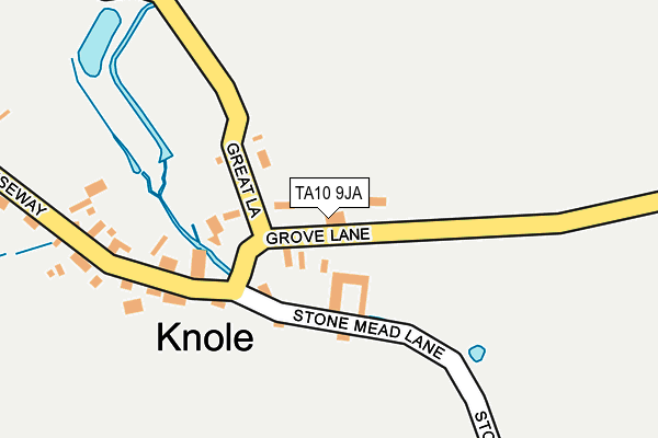 TA10 9JA map - OS OpenMap – Local (Ordnance Survey)