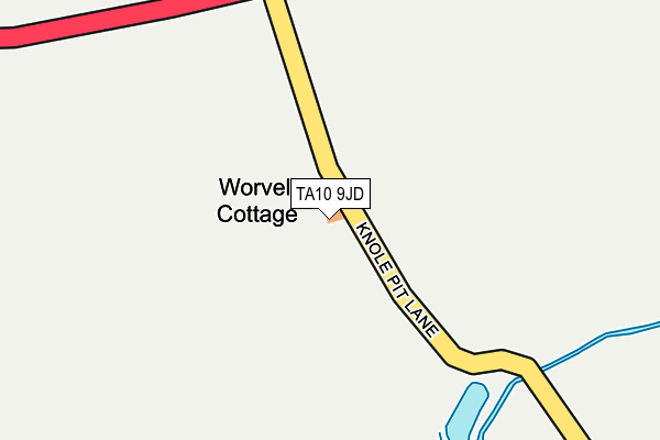 TA10 9JD map - OS OpenMap – Local (Ordnance Survey)