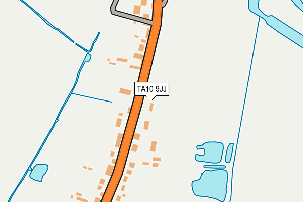 TA10 9JJ map - OS OpenMap – Local (Ordnance Survey)