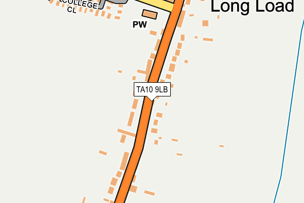 TA10 9LB map - OS OpenMap – Local (Ordnance Survey)