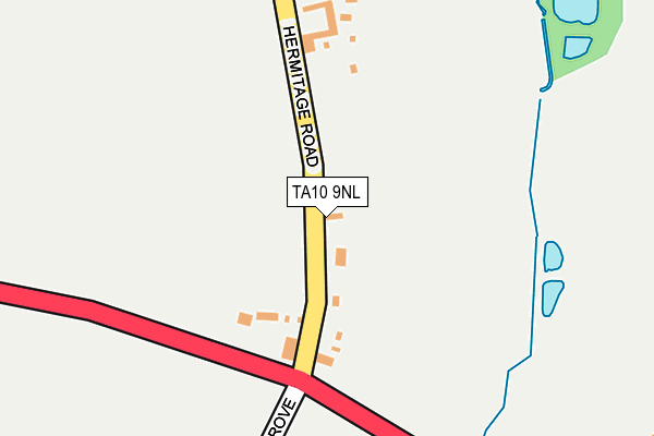 TA10 9NL map - OS OpenMap – Local (Ordnance Survey)