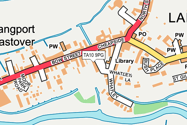 TA10 9PG map - OS OpenMap – Local (Ordnance Survey)