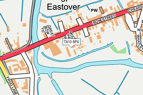 TA10 9PX map - OS OpenMap – Local (Ordnance Survey)