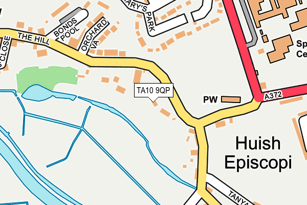 TA10 9QP map - OS OpenMap – Local (Ordnance Survey)