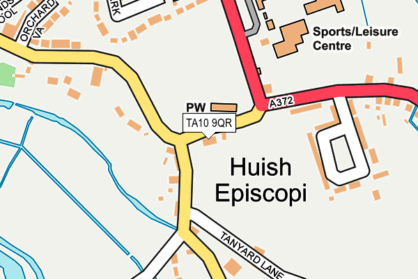 TA10 9QR map - OS OpenMap – Local (Ordnance Survey)