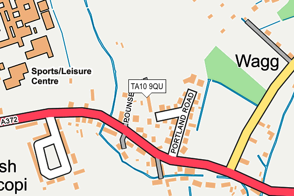 TA10 9QU map - OS OpenMap – Local (Ordnance Survey)