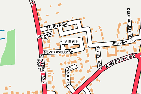 TA10 9TF map - OS OpenMap – Local (Ordnance Survey)