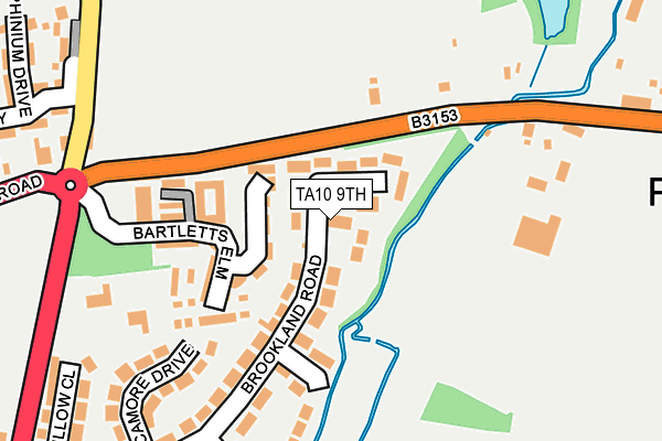 TA10 9TH map - OS OpenMap – Local (Ordnance Survey)