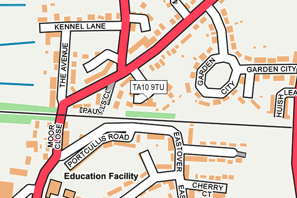 TA10 9TU map - OS OpenMap – Local (Ordnance Survey)